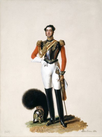 Lieutenant Thomas Myddleton Biddulph (1809-78) 1st Life Guards, 1833 by Alexandre-Jean Dubois Drahonet